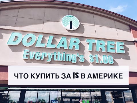 Что можно купить за 1$ в Америке - магазин Dollar Tree