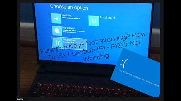 Function Keys Not Working!? How To Fix Function (F1 - F12) If Not Working