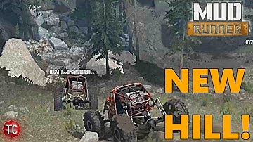 SpinTires MudRunner: Multiplayer Rock Bouncing! NEW MAP AREA!!