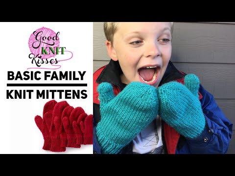 Video Toddler Mittens Free Knitting Pattern