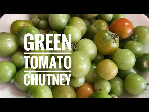 SUB  How to make fruity green tomato chutney. Easy recipe