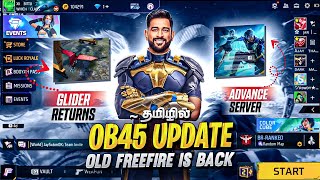 🥺 Finally Glider Returns in ob45 update 🥳 Thala Collaboration Confirm Date full details in Tamil