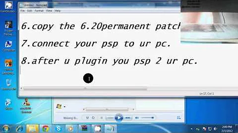 (TUTORIAL) HOW TO UPGRADE UR PSP SOFTWARE TO 6.20 PERMANENT PATCH