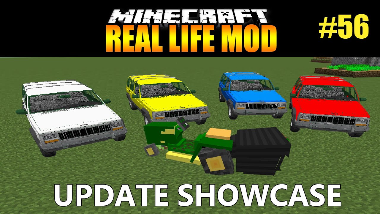 Minecraft Real Life Mod Let's Show Update 0.27[EP56]-Lawnmower ...