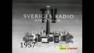 Sveriges Radio TV 1/SVT 1 (Swedish) ident 1957