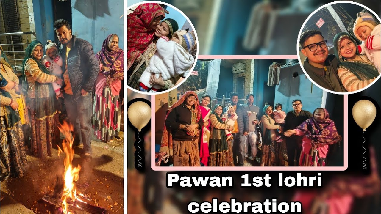 Pawan 1st lohri celebration ||Dhomdhara vlogs||