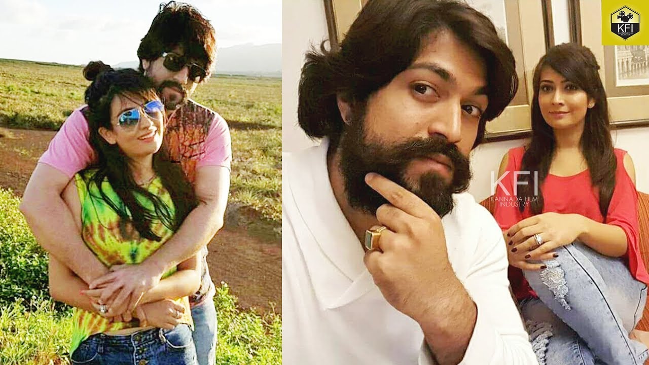 Yash And Wife Radhika Pandit Personal Photos Kgf Hero Yash Wife Actor Yash Youtube