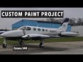 Cessna 340 Custom Paint Project! (Complete refinish walkthrough)