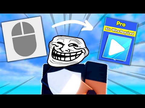 Trolling With AUTO CLICKER in Roblox Blade Ball 