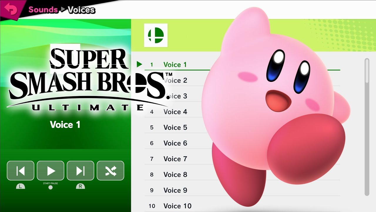 Super voices. Kirby Effects.