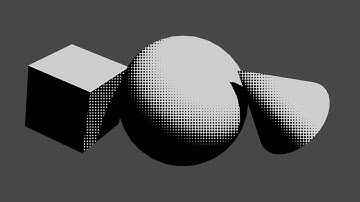 How to generate a halftone shader in Blender