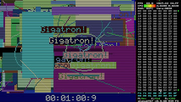 Gigatron TTL gtBASIC VBlank, (vertical blank), example.