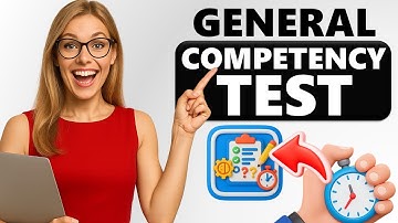 Vragen en antwoorden voor de ALGEMENE COMPETENTIETEST