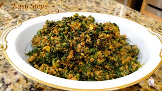 How To Make Palak Keema | Spinach Keema Recipe | Palak Lamb Keema Recipe
