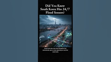 Did You Know South Korea Has 24/7 Flood Sensors? #shorts #contributionofscience