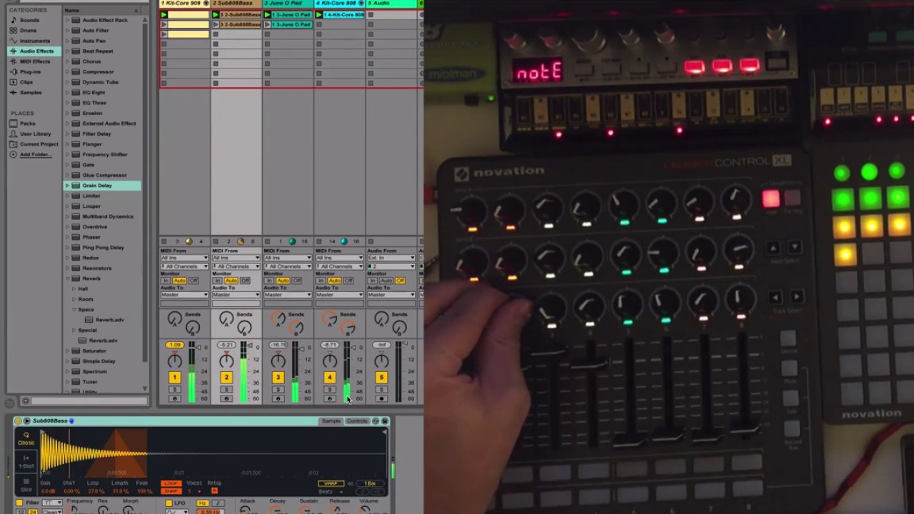 Tutorial 03) Ableton Live Basics Midi Mapping, effects and