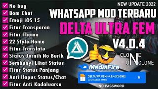 WhatsApp Delta Ultra Fem v4.0.4 Terbaru 2022 || Fitur Terlengkap 2022 -No Password screenshot 5