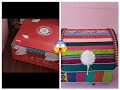 Beautiful organizer box with waste materials, ফেলে দেওয়া জিনিস দিয়ে নিজেই সুন্দর বাক্স বানিয়ে ফেলুন😊