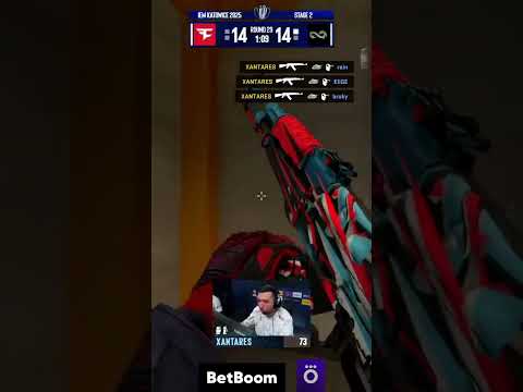 XANTARES НЕ ПРОЩАЕТ! ТРИ ХЕДШОТА ЗА ДОЛЮ СЕКУНДЫ! #okko #cs2 #katowice
