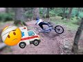 Il se crash dans le freeride du lacblanc bikepark ftbaptisterawisode