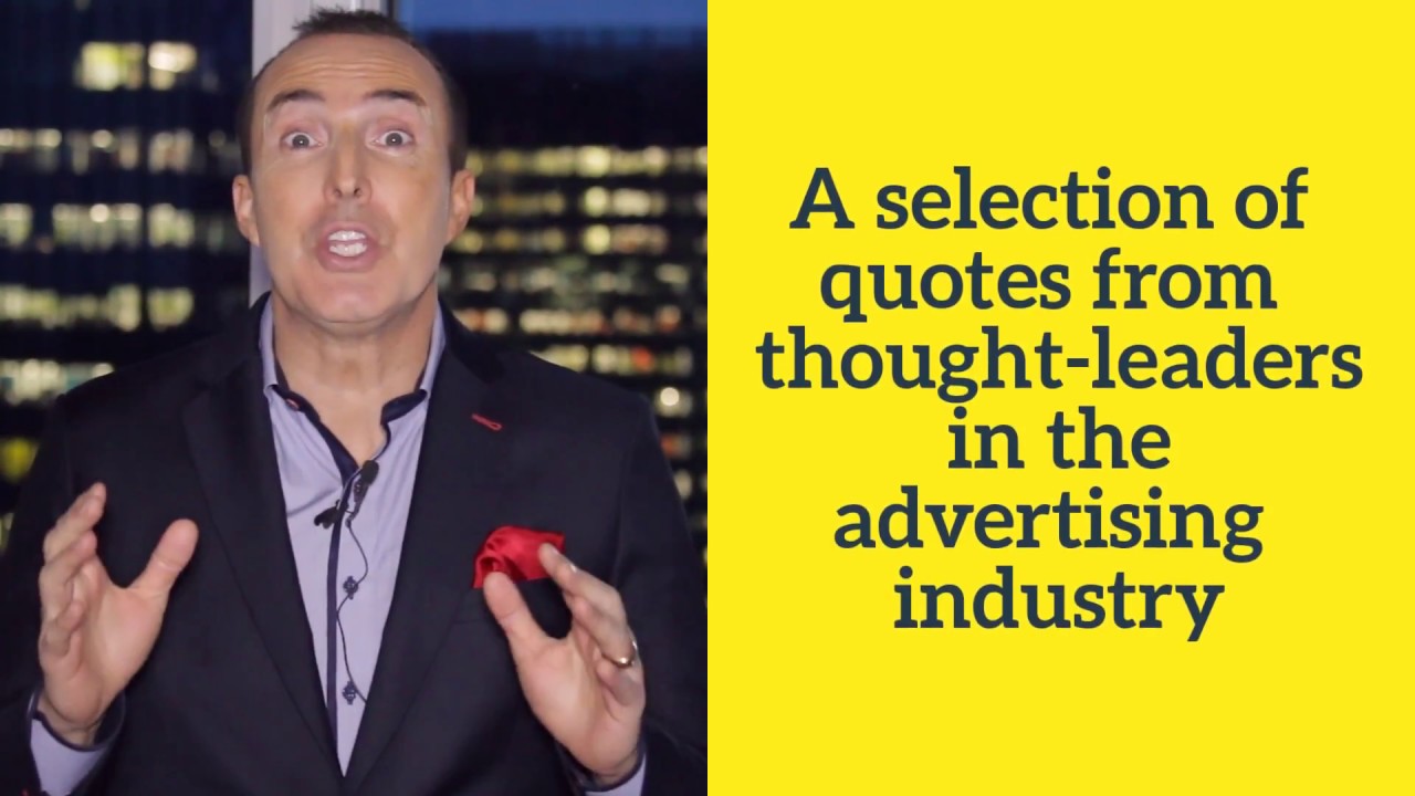 10 inspiring quotes about advertising Oct 2017 1080p - YouTube