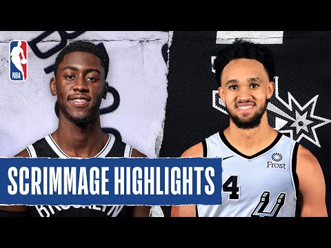 NETS at SPURS | SCRIMMAGE HIGHLIGHTS | July 25, 2020