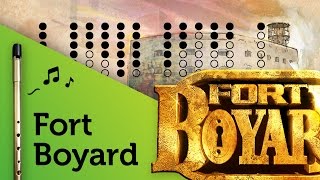 Fort Boyard theme on Tin Whistle D + tabs tutorial