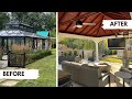 BEST Cedar Gazebo &amp; 400 SQFT Unilock Patio Renovation! Hardscape in Franklin, MI