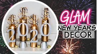 New Years Eve Decoration Ideas | DIY Gold And Silver Centerpiece