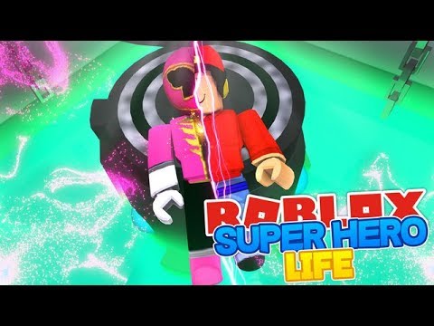 Roblox Superhero Life 2 Morphing Into The Pink Power Ranger - 