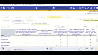 Standards-Based Report Card Grading in SIS