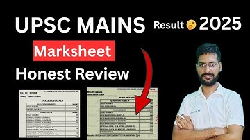 My UPSC MAINS Result 2025 ? 3 Times UPSC Mains Honest Review 💯 