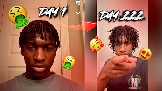 My 7 Month Dreadlock Journey | DAY 1 To Day 222