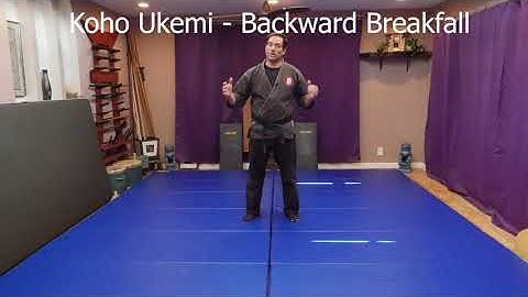 Koho Ukemi - Backward Ninja Break Fall