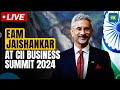 Live special plenary with minister of external affairs dr s jaishankar  cii business summit 2024