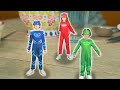 PJ Masks in Real Life 🌟 Tiny Catboy 🌟 Romeo Shrinks The Heroes | PJ Masks Official