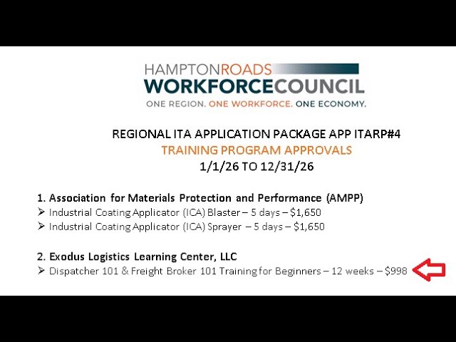 11.25.2025 - Freight Broker 101 - ITA Training Provider