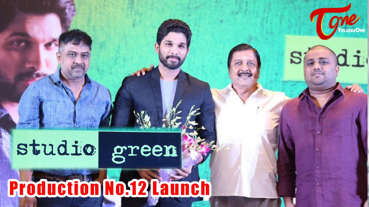 Allu Arjun at Studio Green Production No 12 Launch 