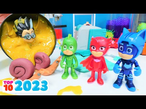 Pijamaskeliler oyuncaklar ile çocuk videoları - 2023 Yılın en sevimli bölümler bir arada!