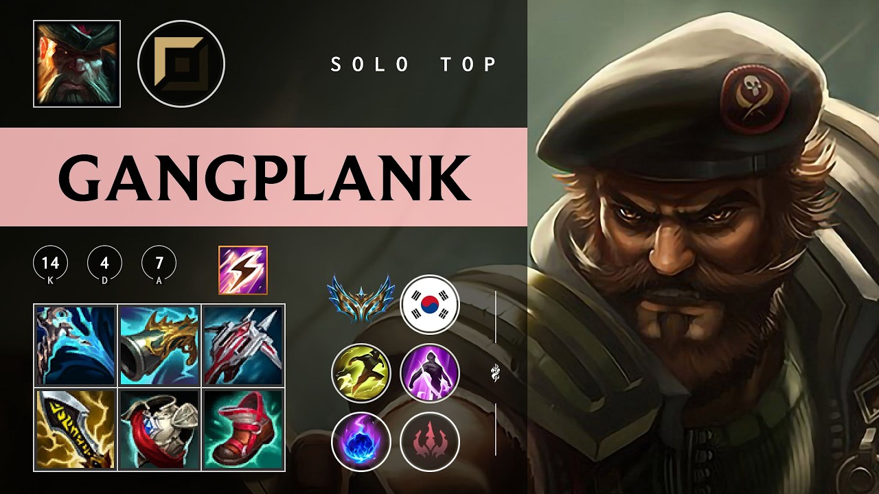 Gangplank Top vs Camille - KR Challenger Patch 26.03