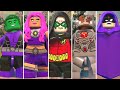 Teen Titans Characters in LEGO DC Super-Villains (Raven, Beast Boy, Cyborg, Starfire etc.)