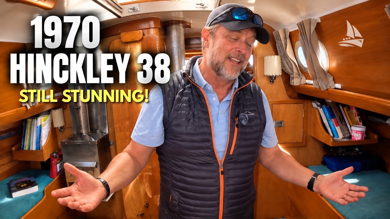⁣How Is This 56-Year-Old Hinckley Sailboat Still So Beautiful? | $85K | Tour