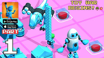 Plastic Army: Battle Simulator - Gameplay Walkthrough Part 1 - Toy War Begins! (iOS, Android)