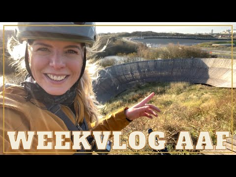 LAARWALL MTB PARCOURS ZANDVOORT! | KERSTBOOM VERSIEREN MET MTBSCHOORL·VLOG #30 | Aaf on Wheels ©