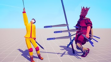 NEW EPIC BATTLE KNIFE THROWER VS EVERY UNIT  -  Totally Accurate Battle Simulator TABS