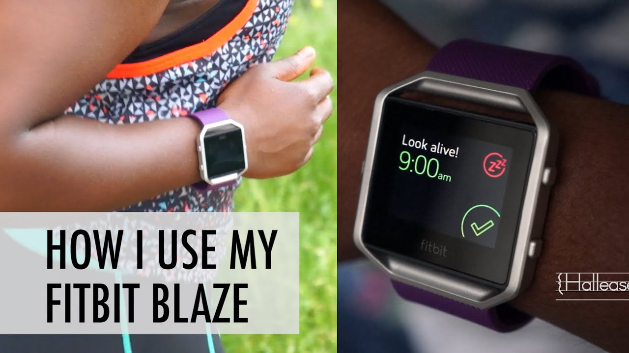 How I Use My FitBit Blaze - YouTube