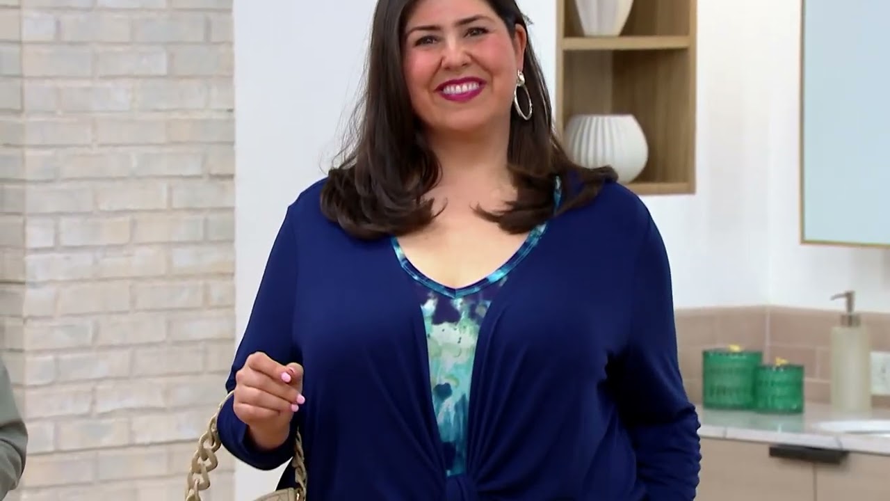 Belle by Kim Gravel Print or Solid V-Neck Maxi Dress on QVC