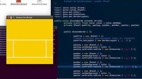 borderLayout en Java
