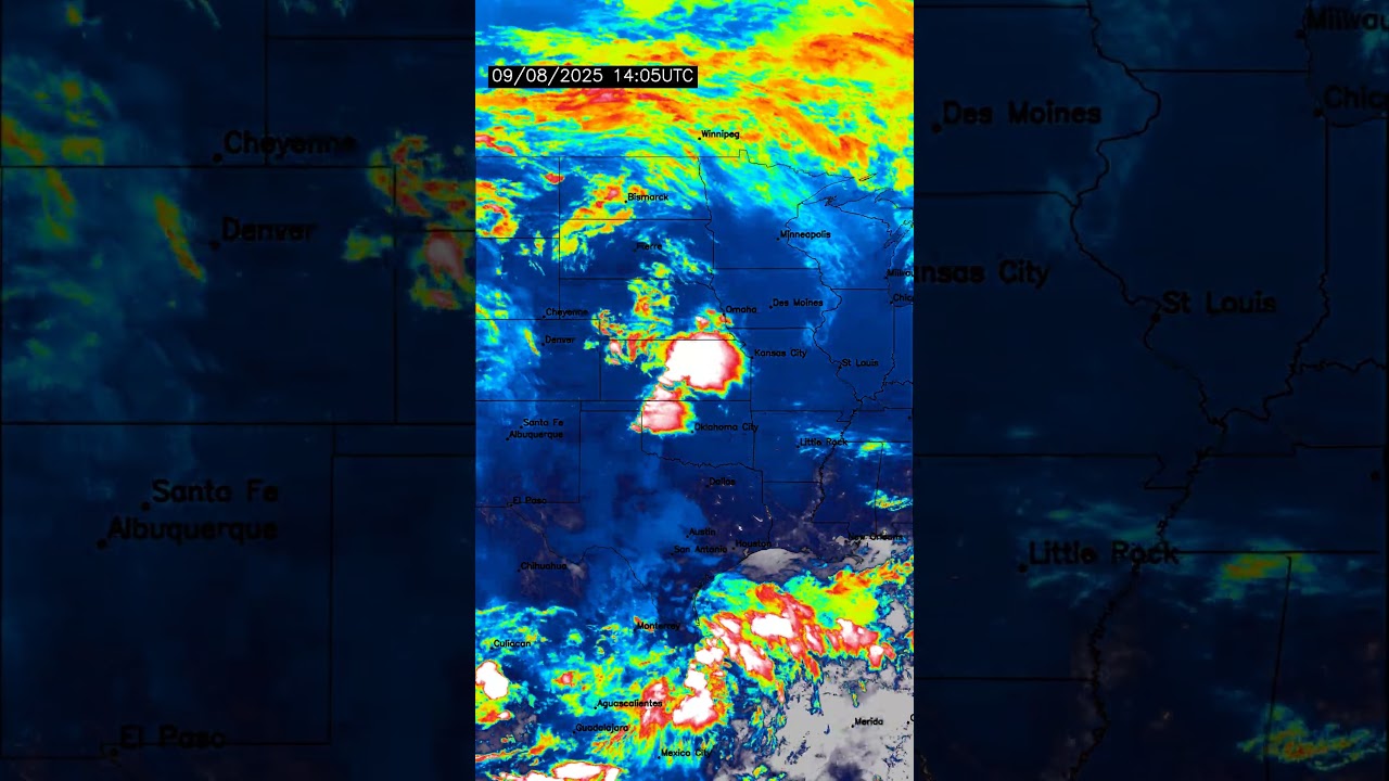 Central US 24 Hour Weather | September 8, 2025 