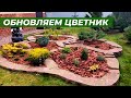 Переделка цветника через 8 лет.